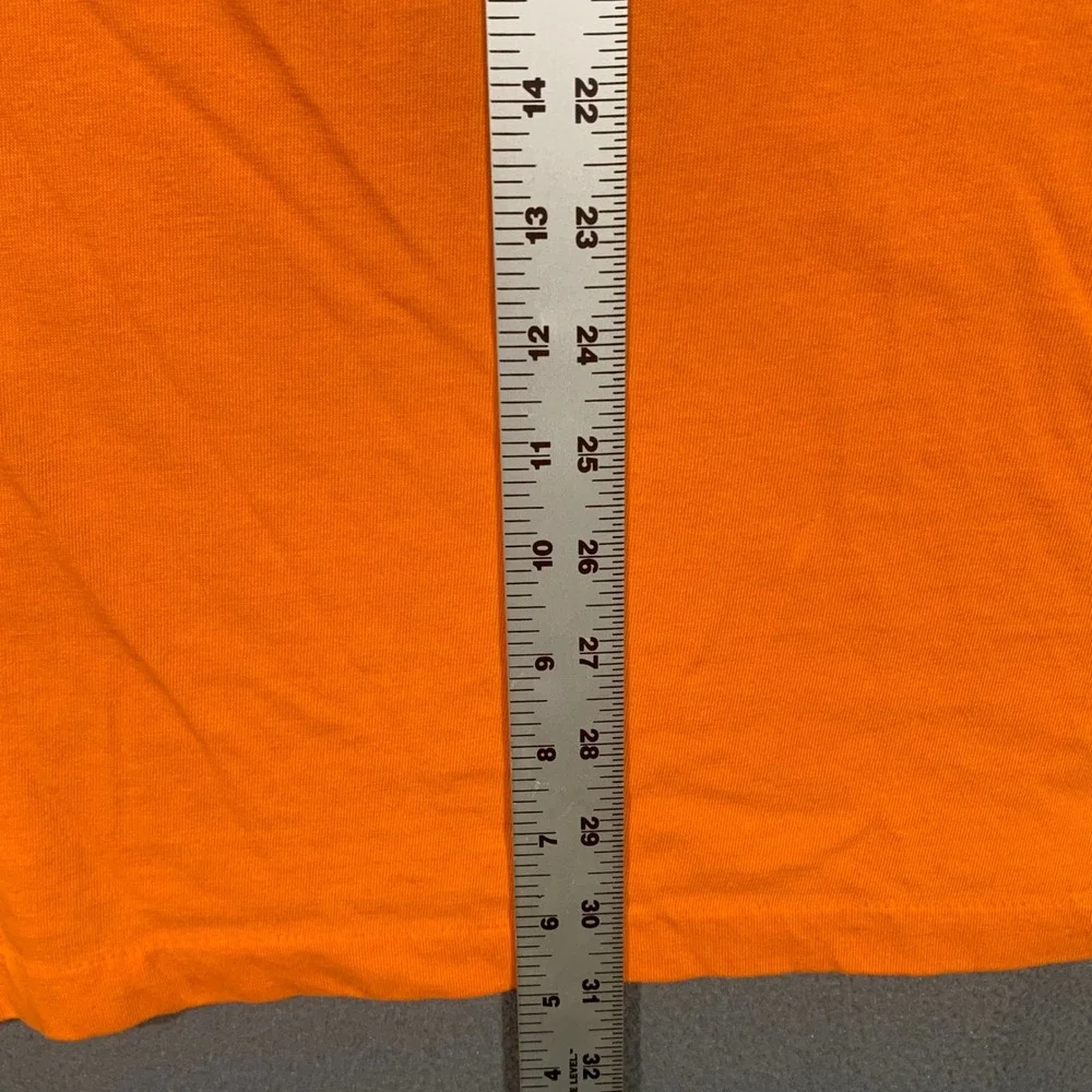 Roaman's T-Shirt Women 2X Orange Seed Packet Floral Graphic Tee Cottagecore Boho - Picture 5 of 6